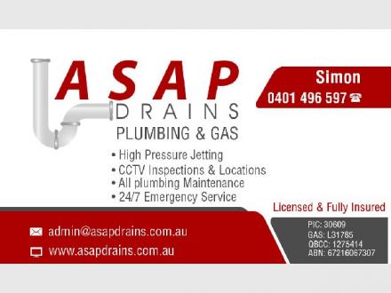 ASAP Draind Gold Coast Plumbing ASAP Draind Gold Coast Plumbing