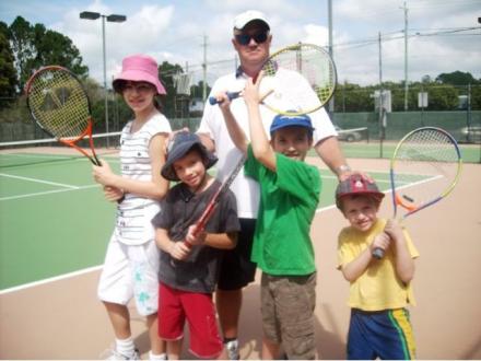 Clive Martin tennis coaching and restringing
