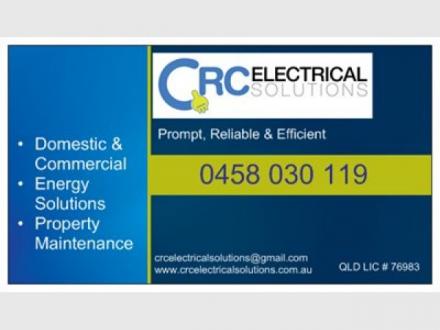 CRC ELECTRICAL SOLUTIONS CRC ELECTRICAL SOLUTIONS