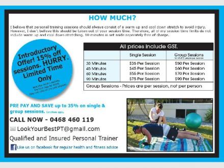 Look Your Best Personal Training Look Your Best Personal Training
