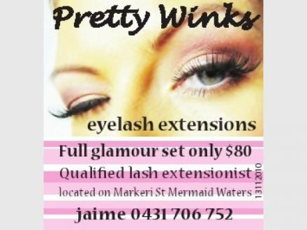 Pretty Winks eyelash extensions
