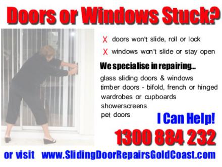 Sliding Door Repairs - Gold Coast